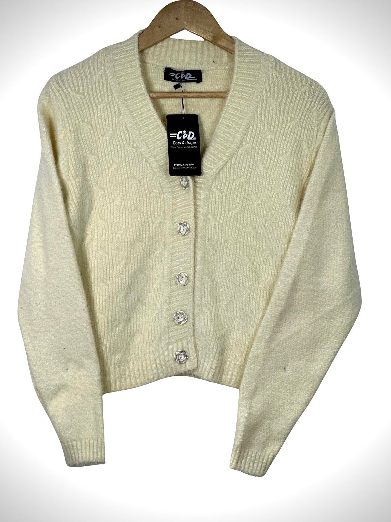 Extra Short Cardigan Sweater CD-XS-04