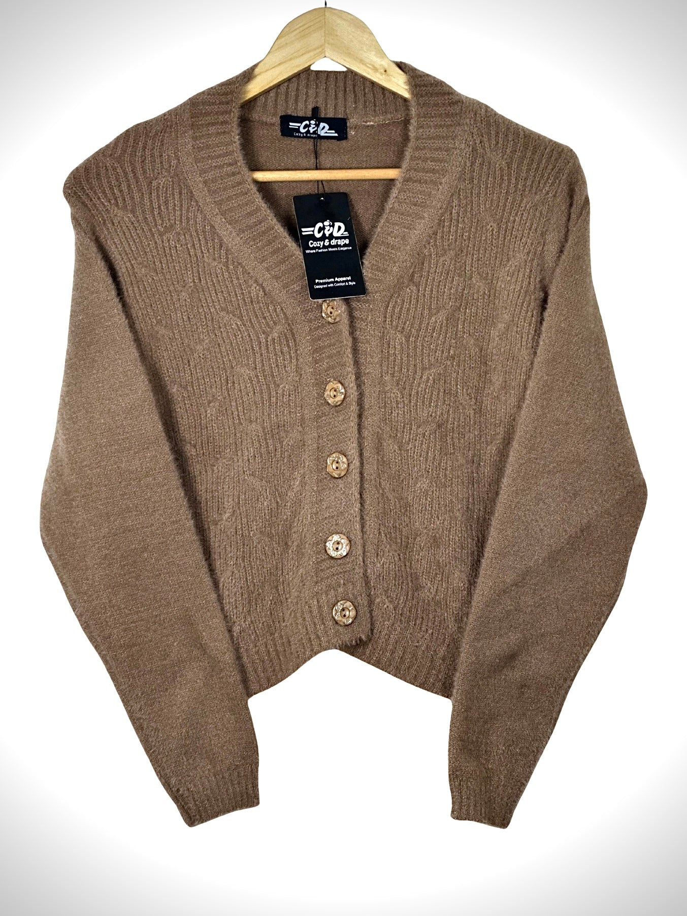 Extra Short Cardigan Sweater CD-XS-04