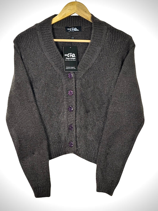 Extra Short Cardigan Sweater CD-XS-04