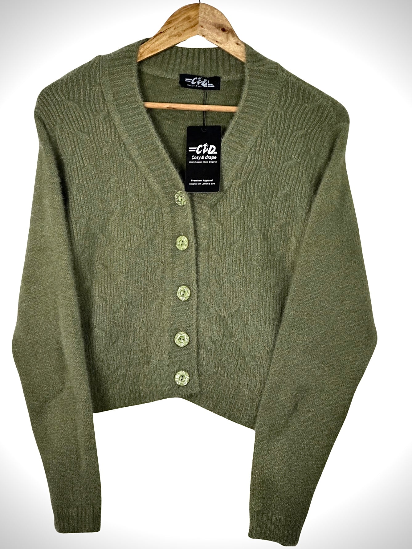 Extra Short Cardigan Sweater CD-XS-04