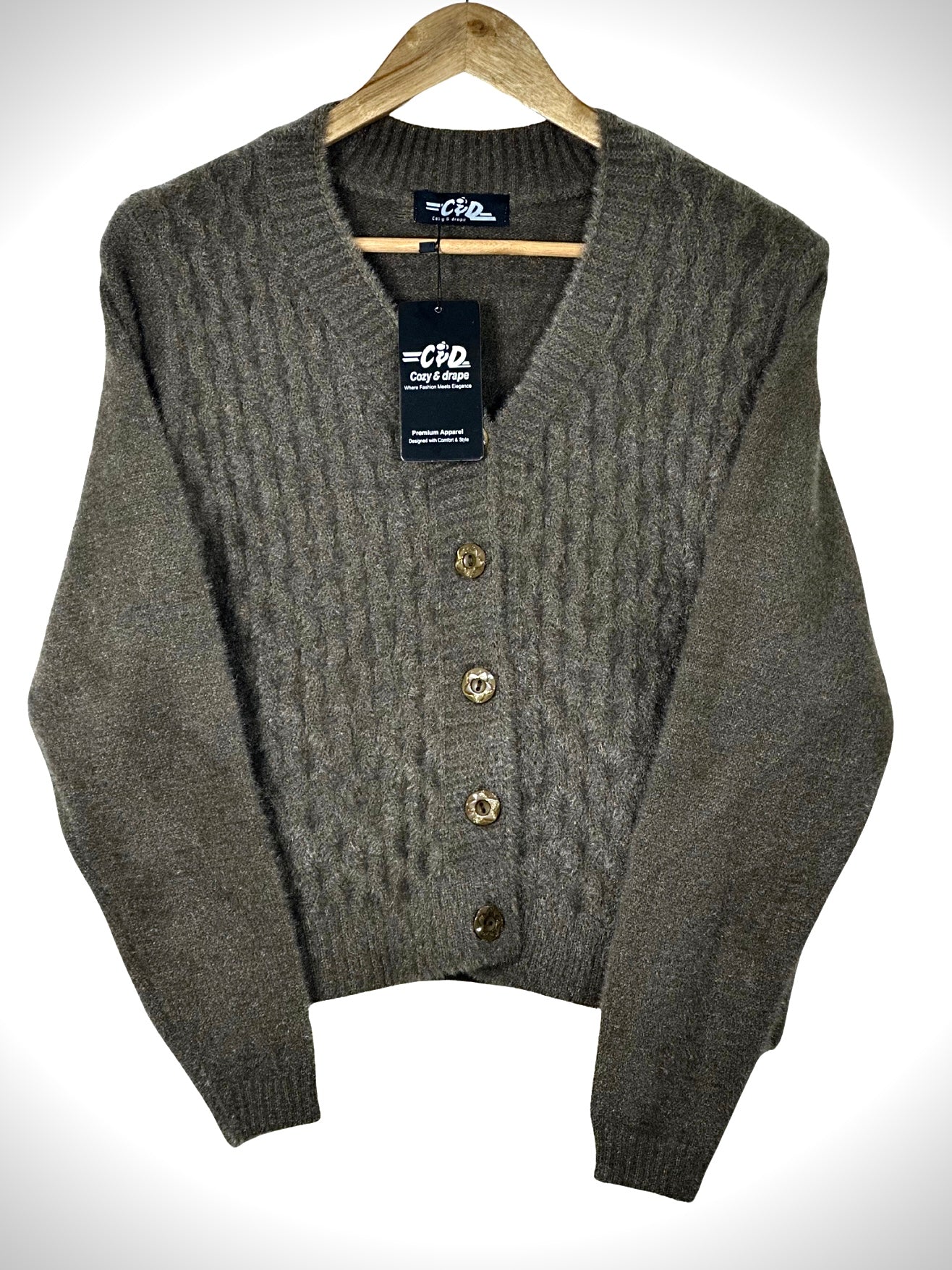 Extra Short Cardigan Sweater CD-XS-05