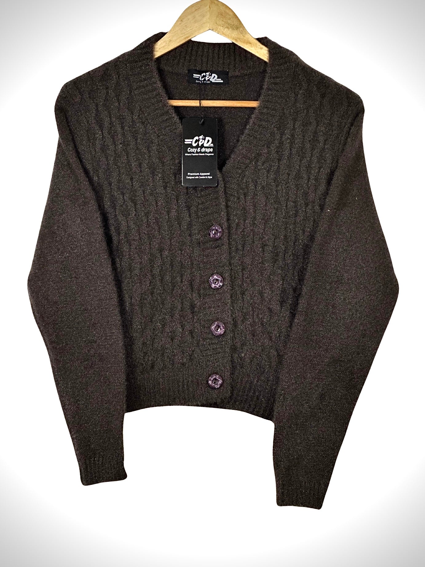 Extra Short Cardigan Sweater CD-XS-05