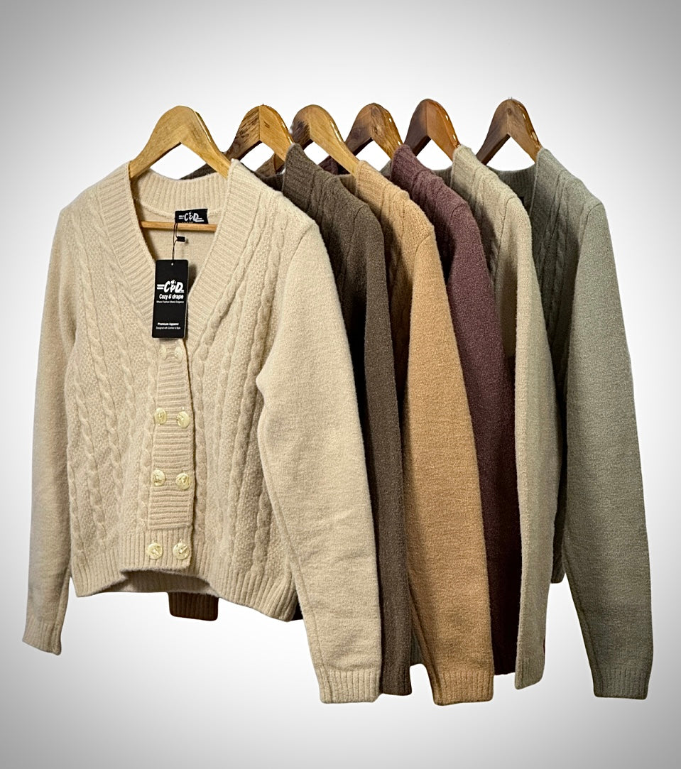 Extra Short Cardigan Sweater CD-XS-01