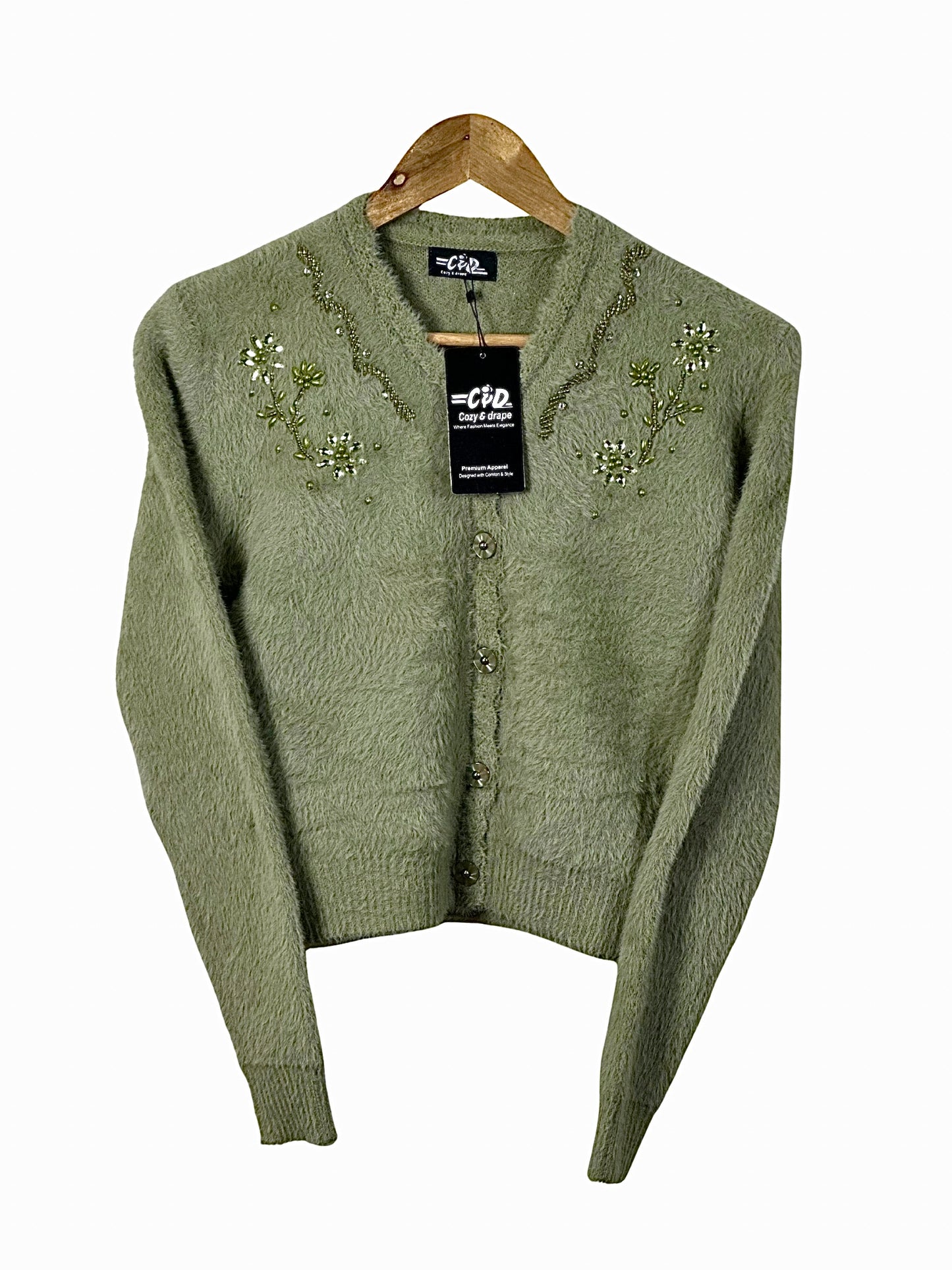 Extra Short Cardigan Sweater CD-XS-06