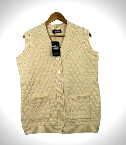 Mama’s Sleeveless Cardigan Sweater CD-SL-053