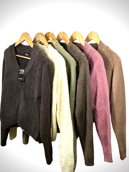Extra Short Cardigan Sweater CD-XS-04