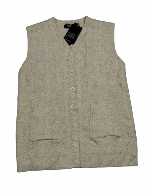 Mama’s Sleeveless Cardigan Sweater CD-SL-137b