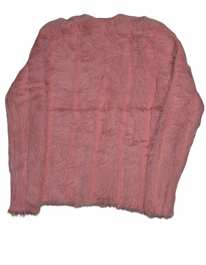 Regular Full Sleeves Fur Cardigan Sweater CD-S-17