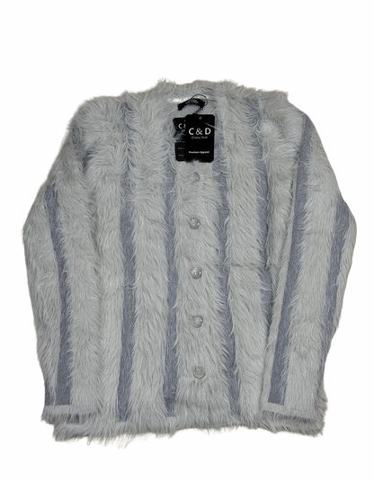 Regular Full Sleeves Fur Cardigan Sweater CD-S-17
