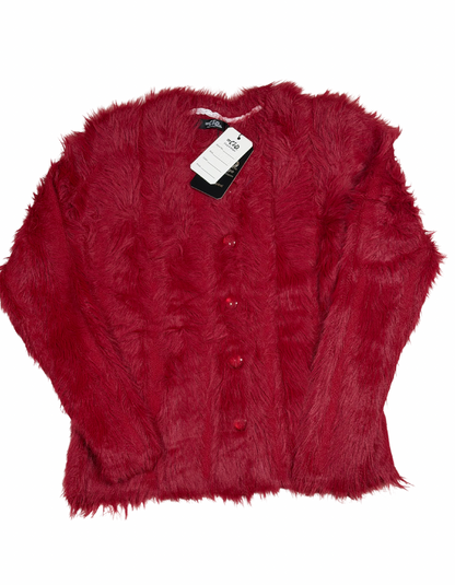 Regular Full Sleeves Fur Cardigan Sweater CD-S-17