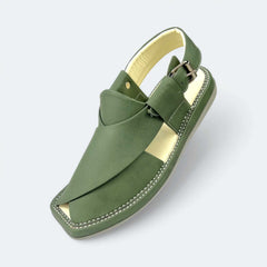 Kaptan Medicated Chappal Green