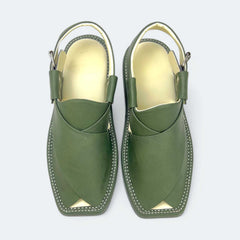 Kaptan Medicated Chappal Green