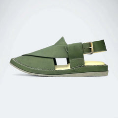 Kaptan Medicated Chappal Green