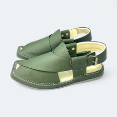Kaptan Medicated Chappal Green