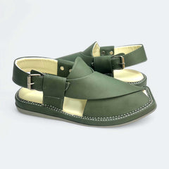 Kaptan Medicated Chappal Green