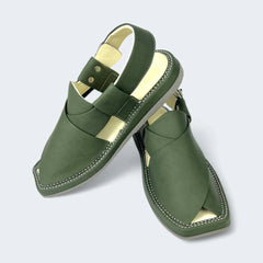 Kaptan Medicated Chappal Green
